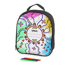 Colour-Me-In Indigenous Backpack by Iesha Wyatt
