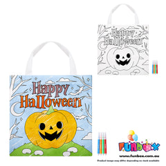 Halloween Colour-In Tote Bag