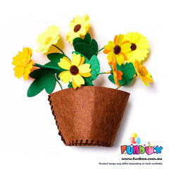 DIY Felt Flower Pot Kit