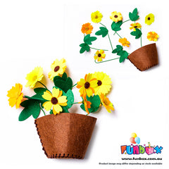 DIY Felt Flower Pot Kit