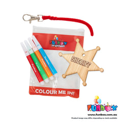 Howdy, Partner! Sheriff Bag Tag Kit