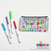 Colour-In Choose Happy Pencil Case