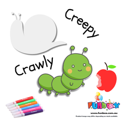 Creepy Crawly Paper Cut Outs - Wiggle, Stick & Create!