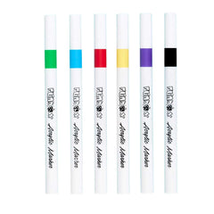 Acrylic Markers - 6 Vibrant Colours!