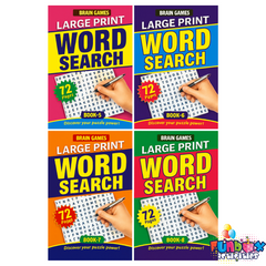 Adult A4 Activity Book - 72 page Word Search - (Bulk - 48 units)