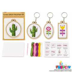 Craft Cross Stitch Key Ring Kit