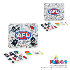 AFL Colour-In Mouse Pad - Choose Your Team! (10-PACK)