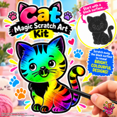 Cat Magic Scratch Art