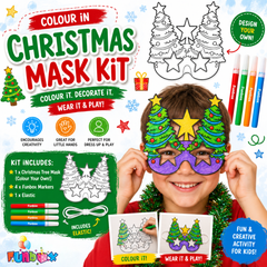 BULK BUY SALE! Christmas Tree Colour-In Mask (No Markers)
