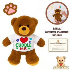 'Coco' Teddy Stuffem (with T-Shirt)