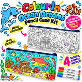 Colour-In Ocean Dreams Pencil Case Kit