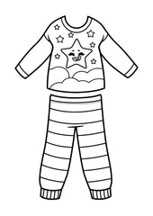 Colour In PJ's - FREE Printable Activity