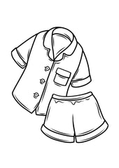 Colour In PJ's - FREE Printable Activity