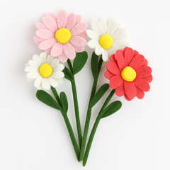 DIY Felt Flower Bunch Kit