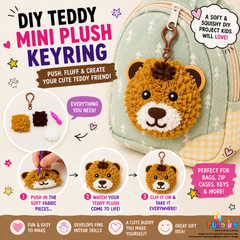 DIY Teddy Mini Plush Keyring