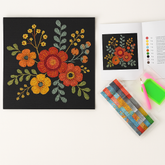 Canvas Flower Diamond Painting