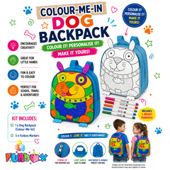 Colour-Me-In Dog Backpack Kit