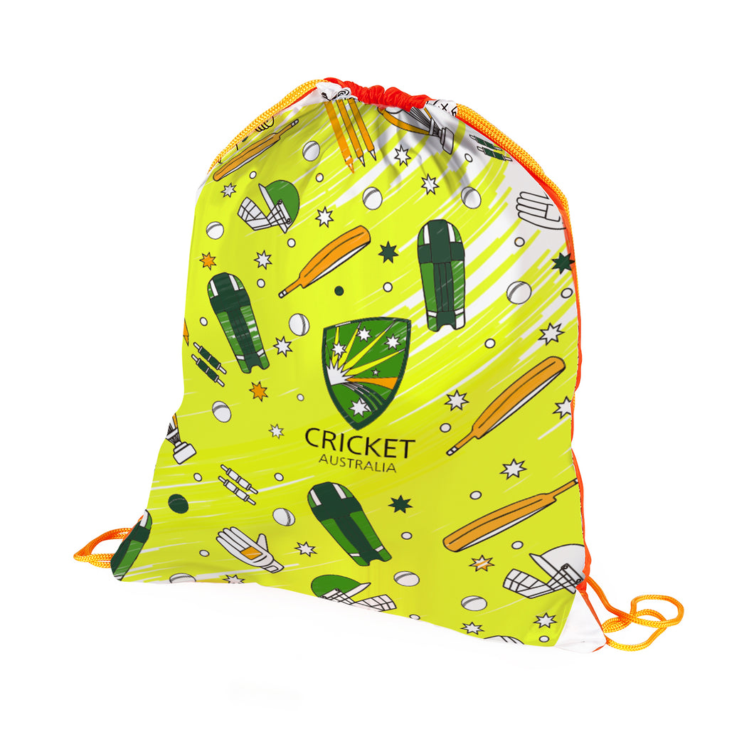 Cricket Australia Drawstring Bag