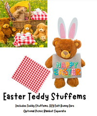 Easter Teddy Bear Stuffems with Bunny Ears - Coming Soon