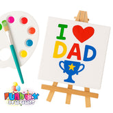 DIY Father's Day Canvas Kit on Easel - Pack of 24 kits