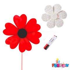 DIY Poppy Flower Windmill Kit