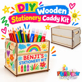 DIY Wooden Stationery Caddy Kit