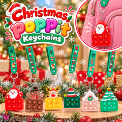 Christmas Poppit Keychain