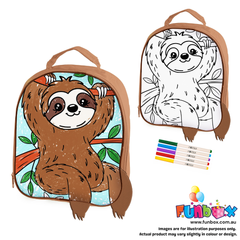 Pre-Order! Colour-Me-In Sloth Backpack