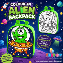 Colour-Me-In Alien Backpack
