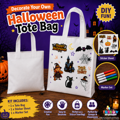Decorate your Own Halloween Tote Bag