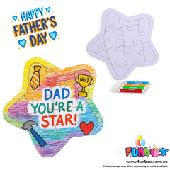 DIY Father's Day Star Puzzle Kit