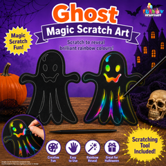Halloween Ghost Magic Scratch Art