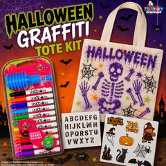 Halloween Graffiti Tote Kit