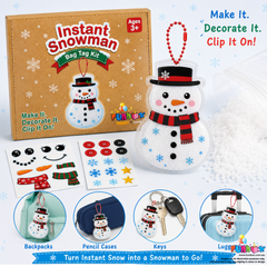 Pre-Order! Instant Snowman Bag Tag Kit