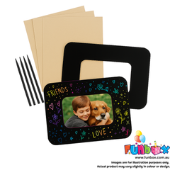 Magic Scratch Art Picture Frame (4-Pack)