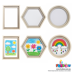 Mini Wooden Frames - Mixed Shapes