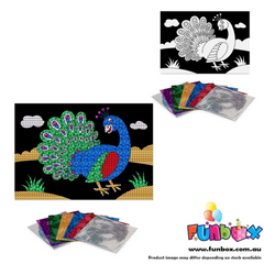 Peacock Foil Art Kit