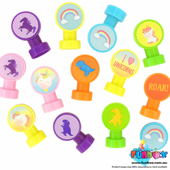 Unicorn & Dinosaur Self-Inking Stamp Set (20-pack)