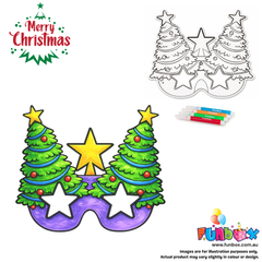 Christmas Tree Colour-In Mask (with Markers)