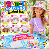 2-in-1 Fold & Go Bucket Hat Kit