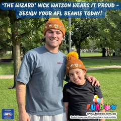 Beanie & Pom Pom Kit in AFL Colours - Choose Your Team! (10-PACK)