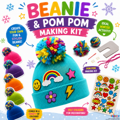 Beanie and DIY Pom-Pom Kit