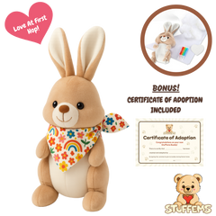 Bunny Stuffem with Bandana