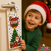 Colour In Christmas Door Hangers