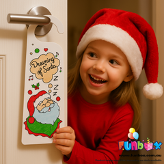 Colour In Christmas Door Hangers