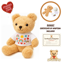 Classic Teddy Stuffems with T-Shirt