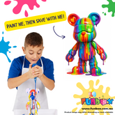 Colour Splash Bear Money Box Kit