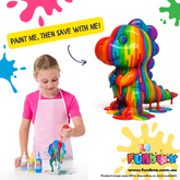 Colour Splash Dinosaur Money Box Kit
