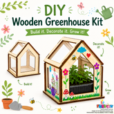 Pre-Order! DIY Wooden Greenhouse Kit