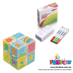 Colour-In Fiddle Cube